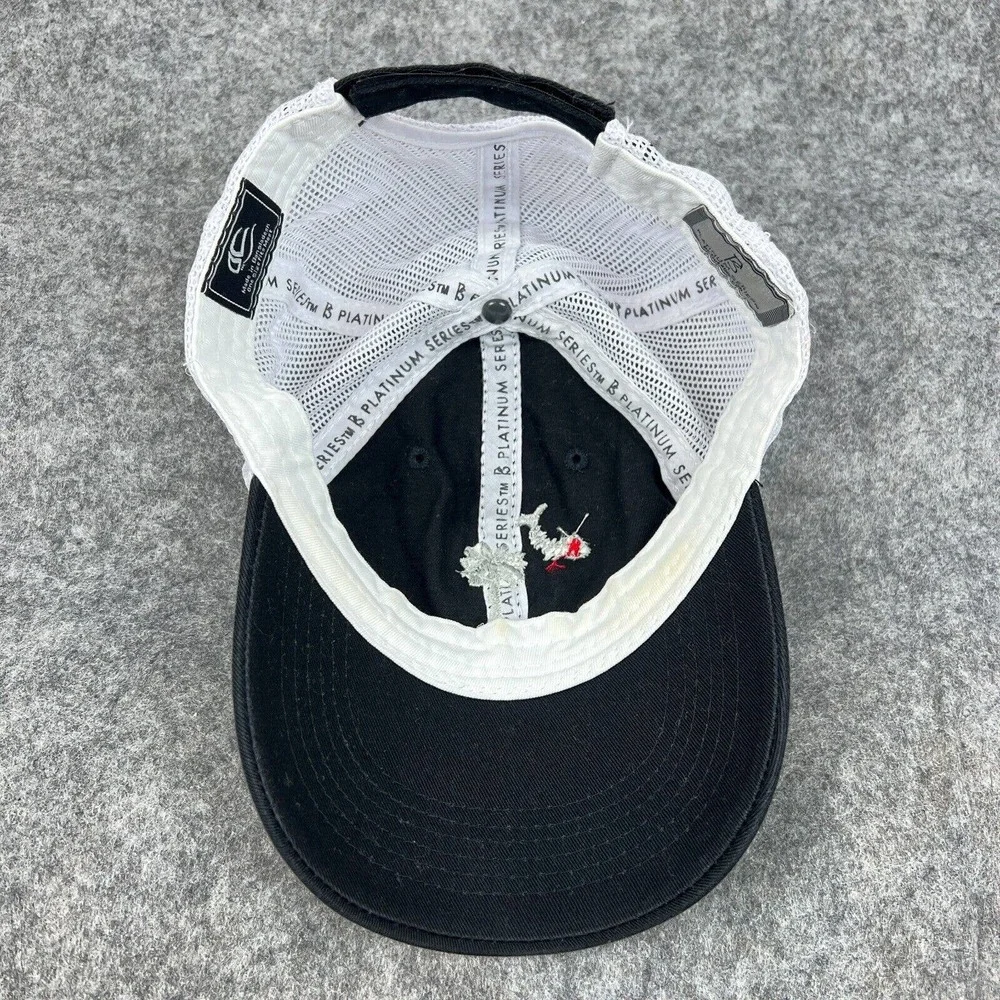 Charleston SC Hat Black White South Carolina Dad Cap Strapback Mesh Back‎ OSFM